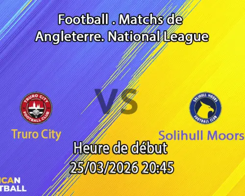 Pronostic Truro City – Solihull Moors