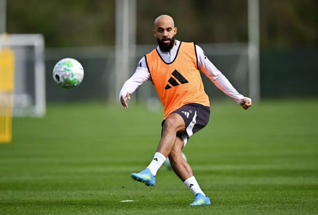 Bryan Mbeumo attaquant camerounais sous le maillot de Manchester United