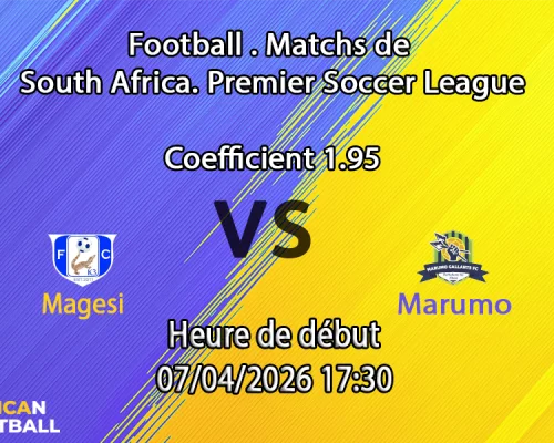 Pronostic Magesi – Marumo