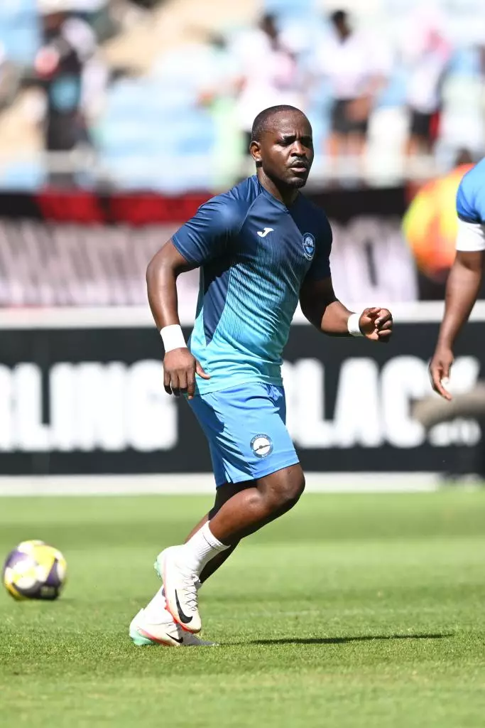 Morgan Gould légende Kaizer Chiefs portrait maillot doré noir PSL Afrique du Sud