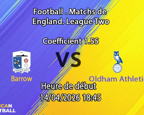 Pronostic Barrow – Oldham Athletic