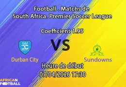 Pronostic Durban City – Sundowns