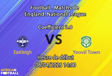 Pronostic Eastleigh – Yeovil Town