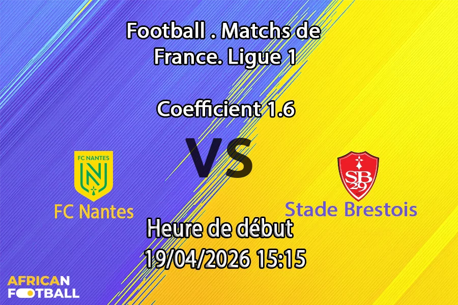 Pronostic FC Nantes – Stade Brestois