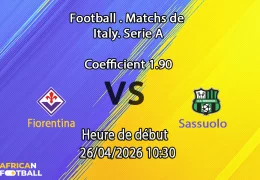 Pronostic Fiorentina – Sassuolo