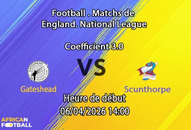 Pronostic Gateshead – Scunthorpe