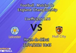 Pronostic Leicester – Hull City