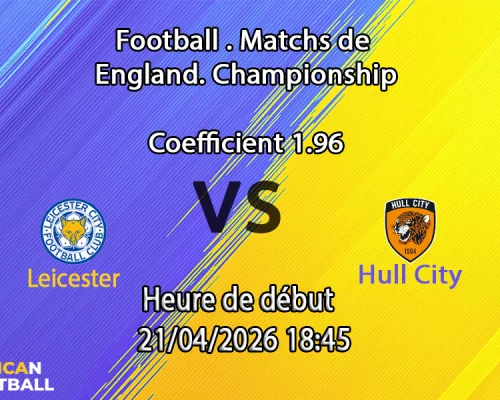 Pronostic Leicester – Hull City