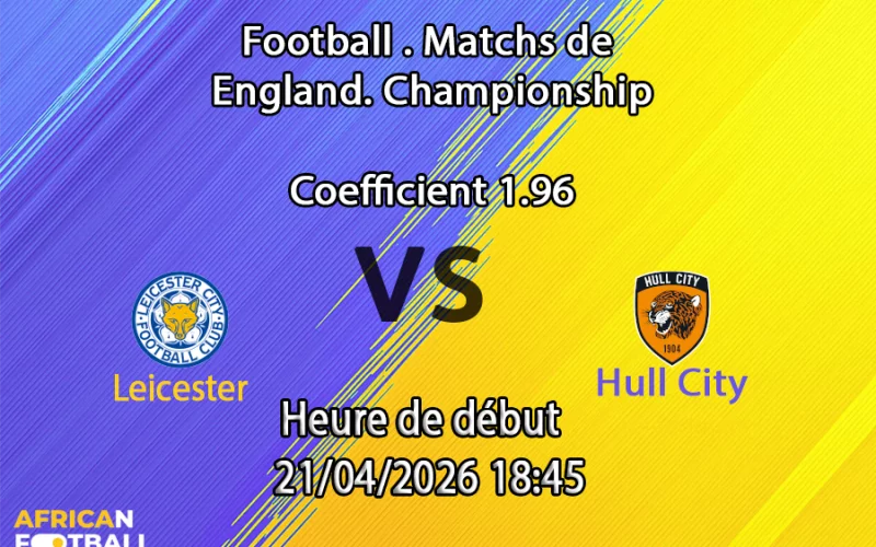Pronostic Leicester – Hull City