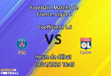 Pronostic PSG - Lyon (19 avril, Ligue 1 J30). Analyse H2H, absences majeures de Lyon, cotes et paris. PSG favori évident : découvrez notre pronostic complet !