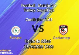 Pronostic Rizespor – Gaziantep