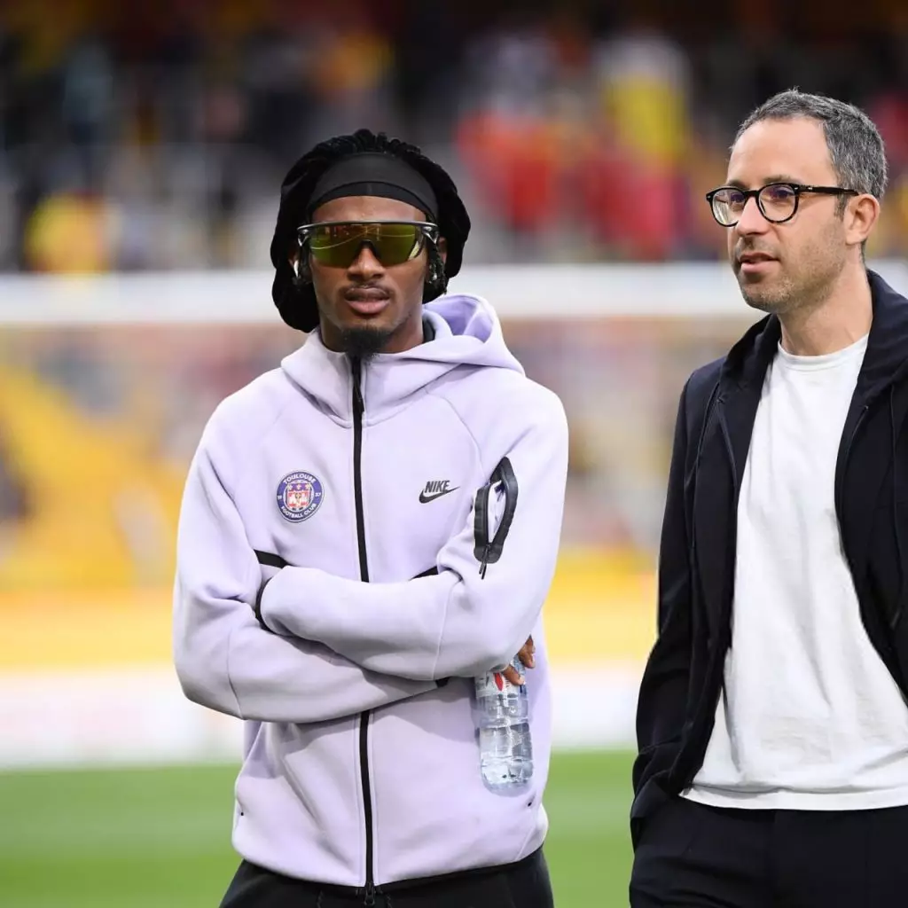 Yann Gboho ailier Toulouse FC dribble Ligue 1 saison 2025-26 action