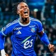 Emanuel Emegha attaquant Strasbourg futur Chelsea 2026 au Princess Meinau Stadium Alsace — blessé absent demi-finale Conference League contre Rayo Vallecano