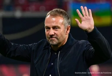 Hansi Flick coach Barcelone El Clasico Real Madrid mai 2026 — dirige son équipe malgré la mort de son père avant match qui peut sceller le titre Liga
