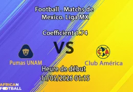 Pronostic Pumas UNAM Club América quart de finale retour Liga MX Clausura 2026 à l'Estadio Olímpico Universitario de Mexico