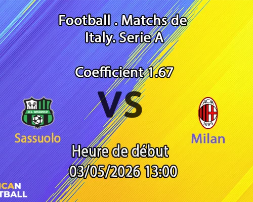 Pronostic Sassuolo – Milan
