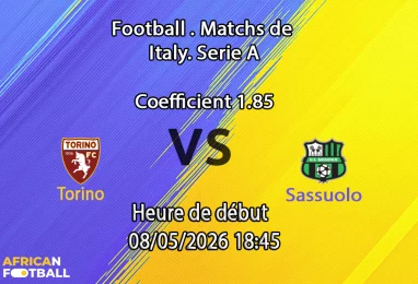 Pronostic Torino Sassuolo, Stadio Olimpico, Serie A J36, 8 mai 2026