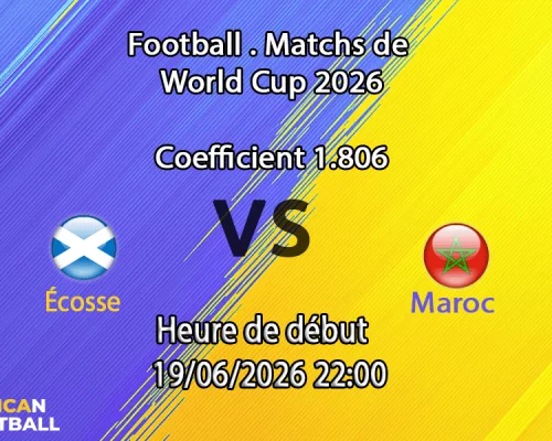 Pronostic Écosse - Maroc