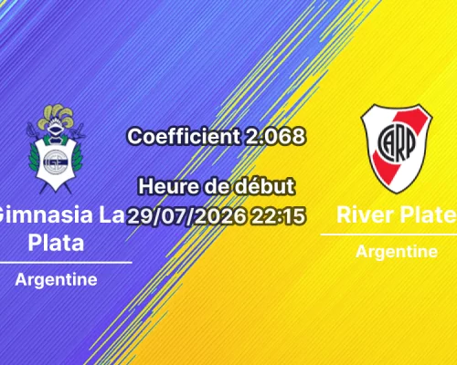 Pronostic Gimnasia La Plata River Plate – Estadio Juan Carmelo Zerillo La Plata, Liga Profesional Clausura 2026, 29 juillet