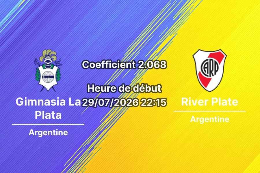 Pronostic Gimnasia La Plata River Plate – Estadio Juan Carmelo Zerillo La Plata, Liga Profesional Clausura 2026, 29 juillet