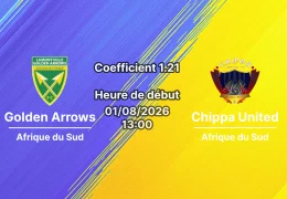Pronostic Lamontville Golden Arrows Chippa United – Durban, Betway Premiership 2026-27, 1er août