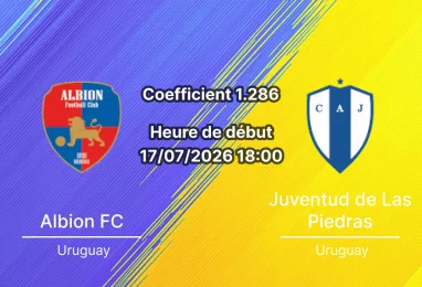 Pronostic Albion Montevideo Juventud de Las Piedras – Luis Franzini, Primera División Uruguay 17 juillet 2026