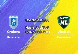 Pronostic Craiova - Vitebsk