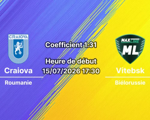 Pronostic Craiova - Vitebsk