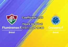 Pronostic Fluminense Cruzeiro femmes – Estádio Luso-Brasileiro Rio de Janeiro, Copa do Brasil Féminin 8es de finale, 21 juillet 2026