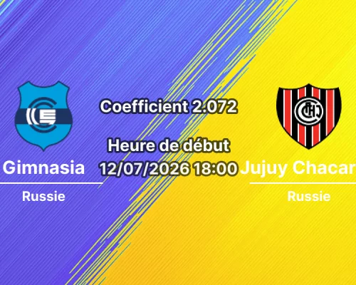 Pronostic Gimnasia Jujuy Chacarita – Stade 23 de Agosto San Salvador de Jujuy, Primera B Nacional, 12 juillet 2026