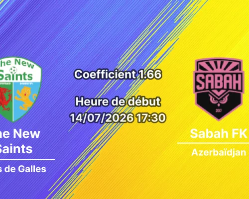 Pronostic The New Saints Sabah Baku – retour 1er tour qualif. UCL, Park Hall Oswestry, 14 juillet 2026