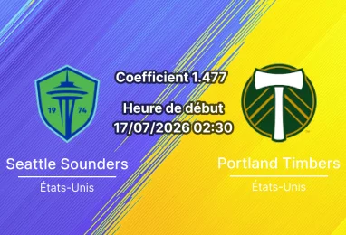Pronostic Sounders de Seattle Timbers de Portland – Lumen Field, Cascadia Derby MLS 17 juillet 2026