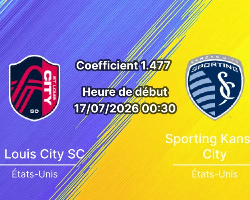 Pronostic St. Louis City Sporting Kansas City – Energizer Park, MLS 17 juillet 2026