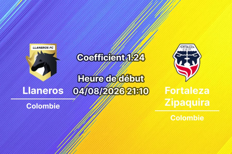 Pronostic Llaneros Fortaleza Zipaquira – Estadio Bello Horizonte Rey Pelé, Villavicencio, Liga BetPlay Clausura 2026 Journée 5, 4 août 2026