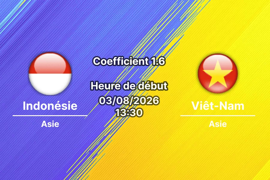 Pronostic Indonésie Viêt-Nam – Stade Pakansari Bogor, ASEAN Hyundai Cup 2026 Groupe A, 3 août